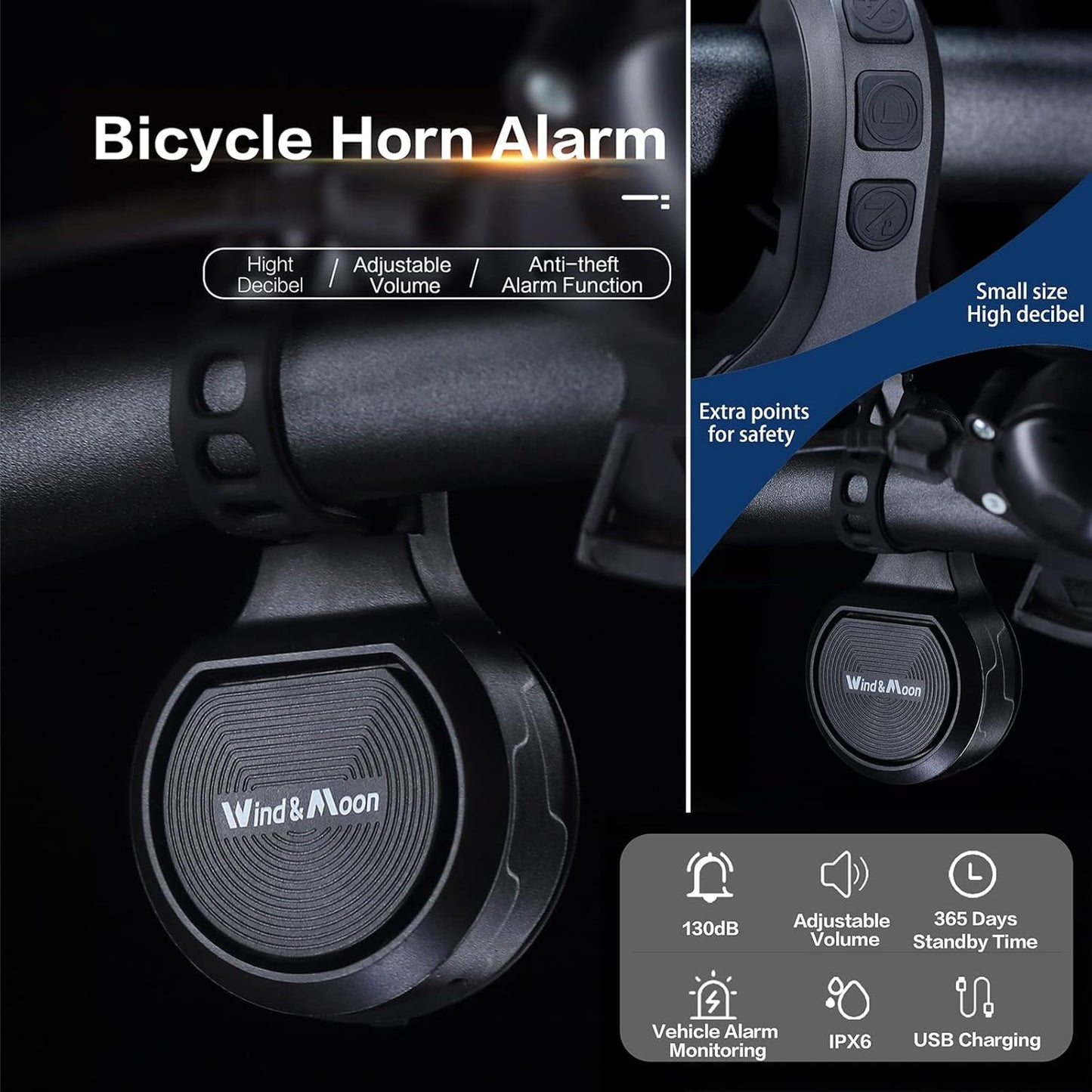 130 Db Electric Bike Horn