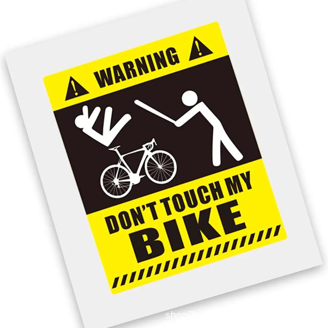 "Don't Touch My Bike!" Sticker