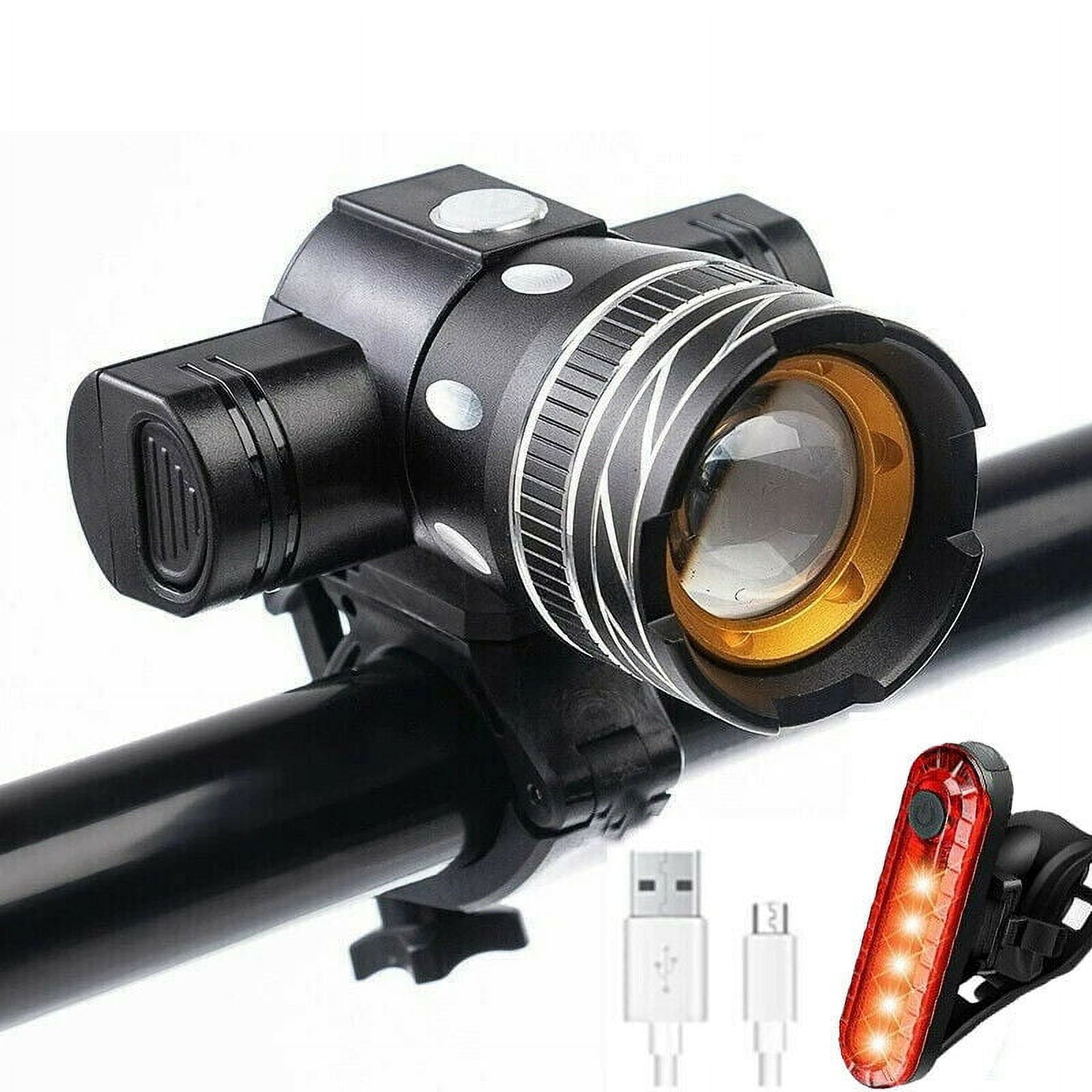 USB Rechargeable 2000LM Bike Front Light, MTB LED Headlight